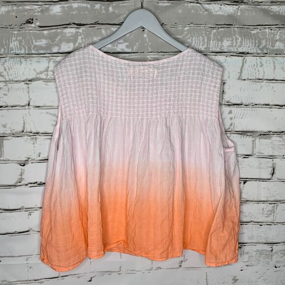 NWT We the Free Pink Combo Seer Sucker Ombré Tank Size Medium - Picture 5 of 7